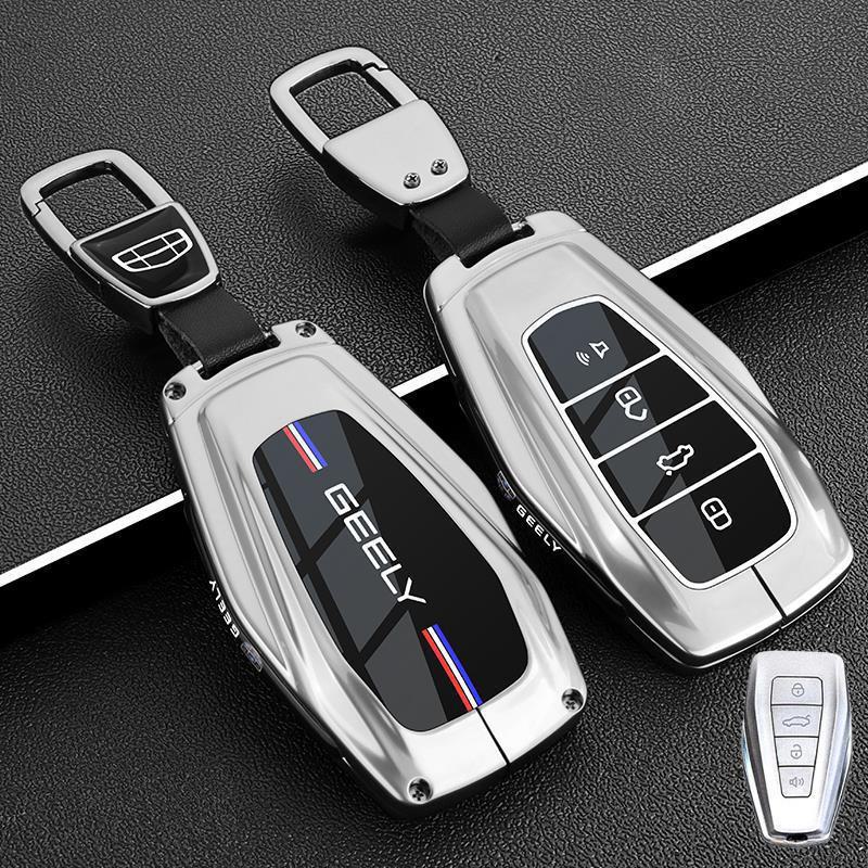 Металлическая крышка ключа Geely Boyue L 2025 для Xingrui, Binyue, Haoyue и Dihao 4-го поколения