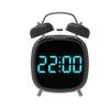 High Volume Twin Bell Alarm Clock Voice Control Digital Alarm Clock Table Clock  Indoor Use