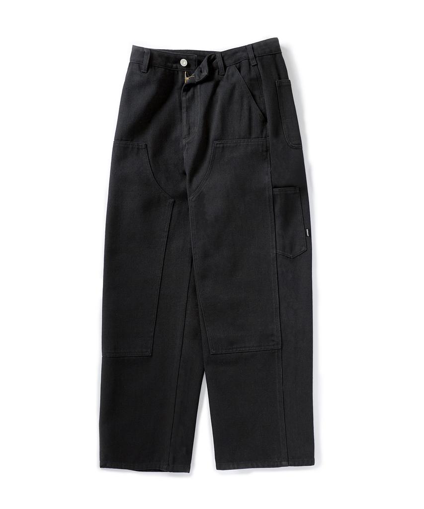 MINIMALPROJECT Wide Carpenter Cotton Pants Mpt118 [Black]