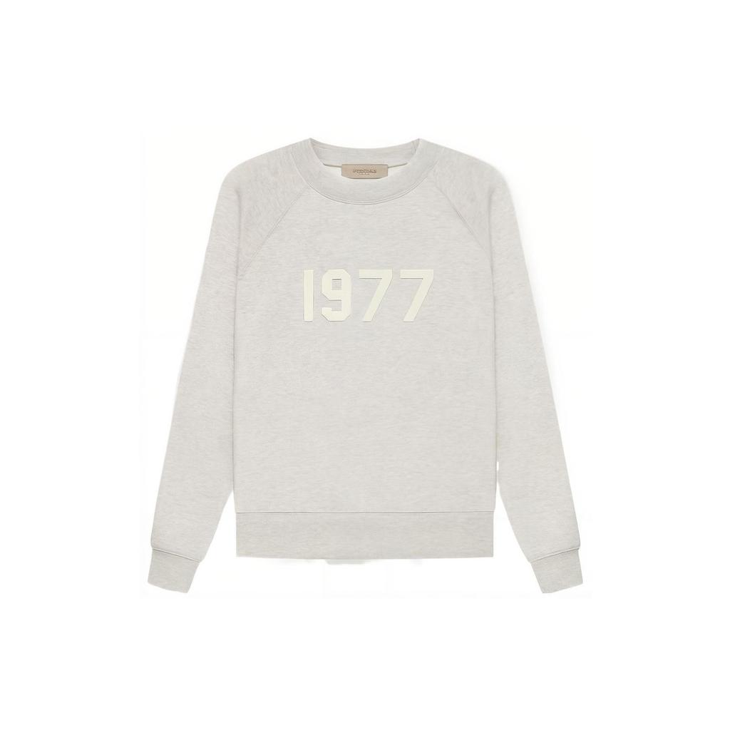 Fear of God Essentials Свитшот с круглым вырезом S22 с начесом и флисовой подкладкой Унисекс Топы Светло-овсяный FOG-SS22-036