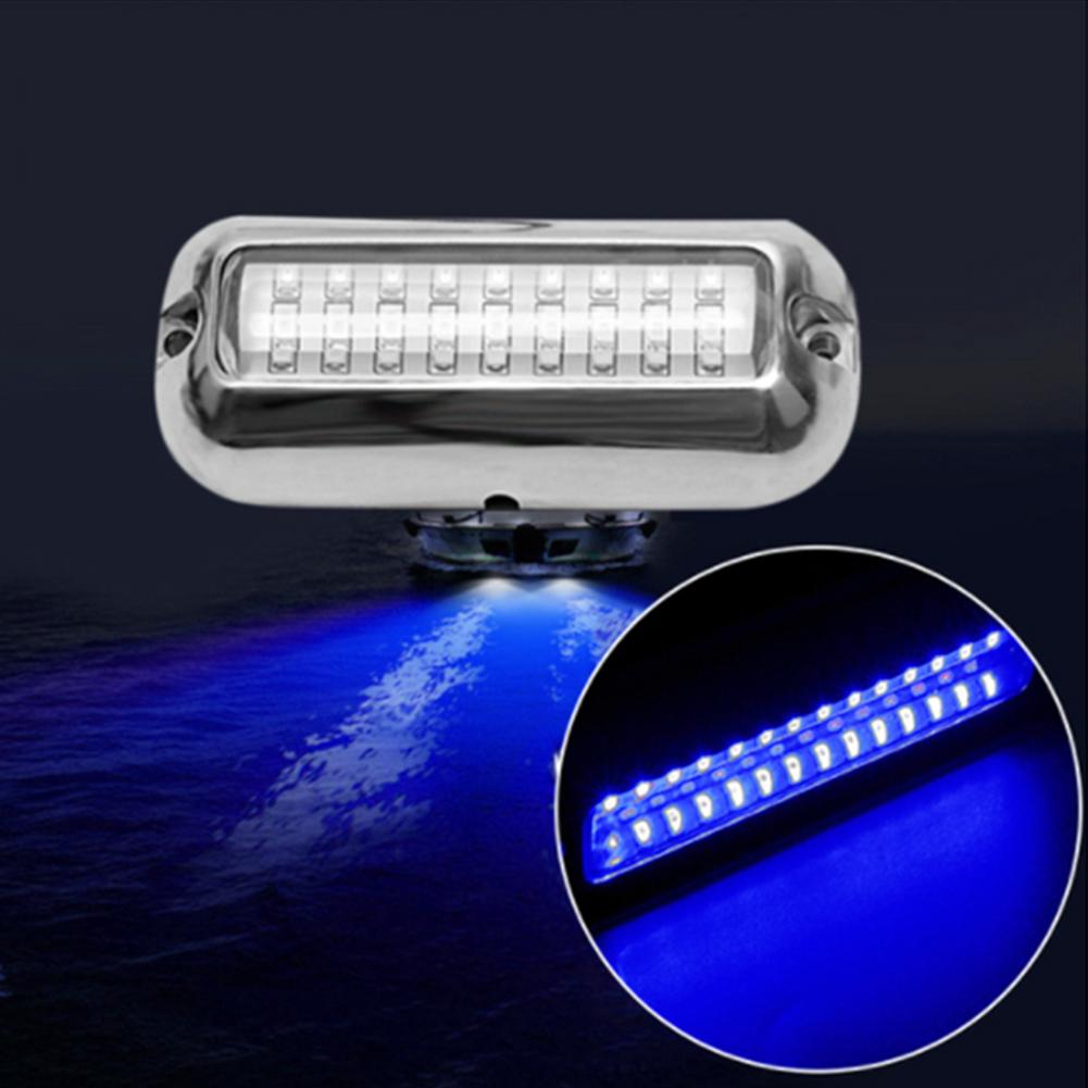1 шт. 42 светодиода 50 Вт лодочный транцевый светильник из нержавеющей стали водонепроницаемый морской подводный понтонный светильник аксессуары синий/белый/красный