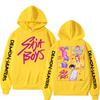 Anime KPop Demon Hunters Saja Boys Hoodies Men Women Trendy Harajuku Sweatshirt Long Sleeves Loose Fleece Casual Street Wear