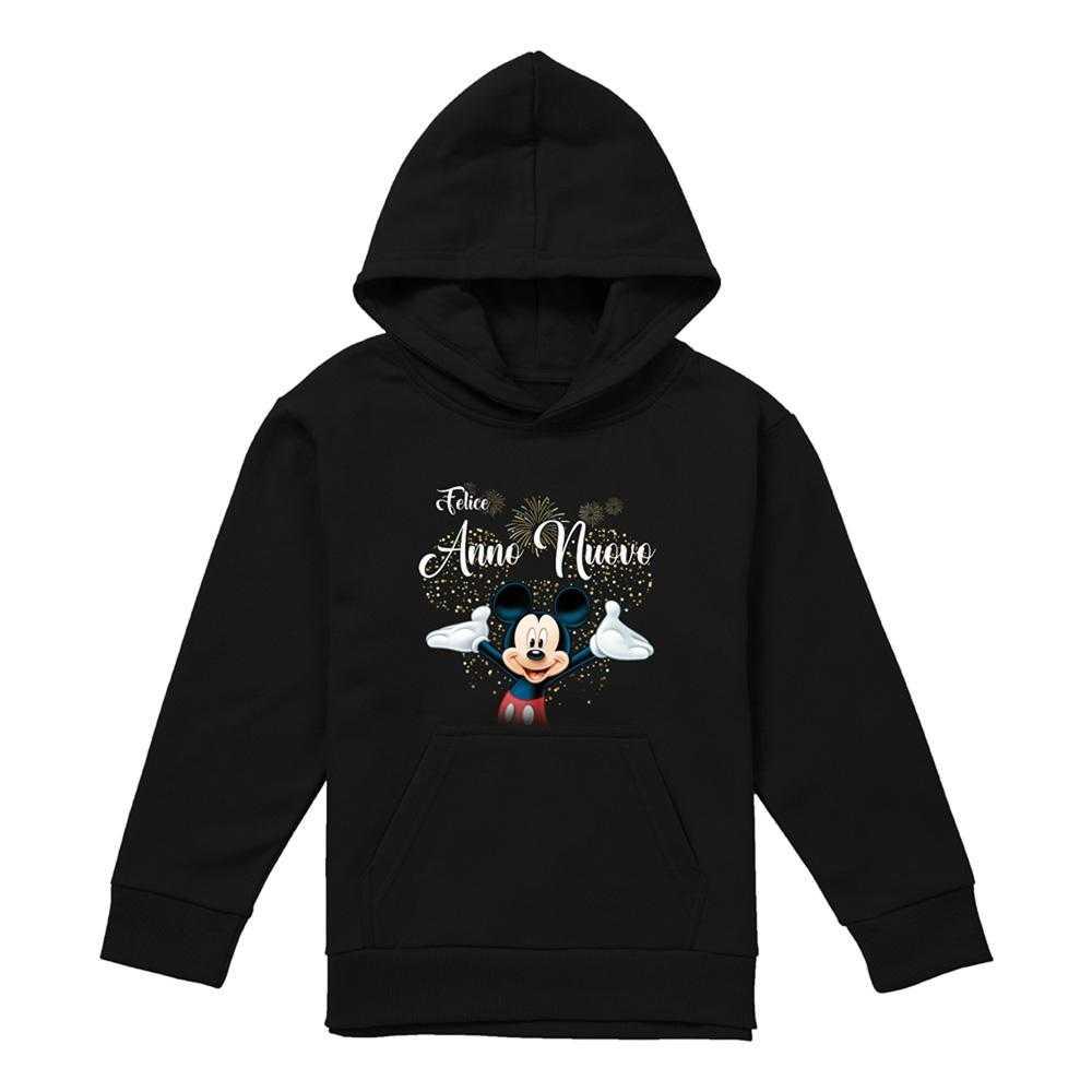 Disney Childrens/Kids Felice Anno Nuovo Mickey Mouse Firework Pullover Hoodie