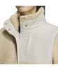 Женская флисовая куртка Adidas KTX54 с утеплителем, цвет Magic Beige, свободного кроя, на молнии (JG8222)