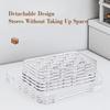 3-Section Transparent Book Stand Acrylic Stationery Shelf Magazine Rack  Document Organization