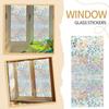 17.7in/45cm*39.3in/100cm Rainbow Reflective 3D Window Film Decor Privacy Static Clings Glass Sticker