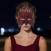 Leather Costume Party Mask Colorful Bird Beak Mask Creative Feather Mask  Costume Party