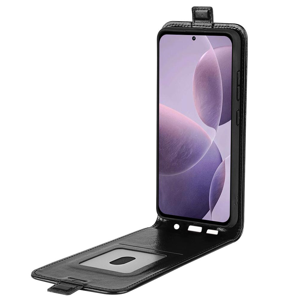 Для Xiaomi Poco F6 Pro 5G/Redmi K70 5G/K70 Pro 5G Кожаный чехол Вертикальный флип Текстура Crazy Horse Чехол для телефона