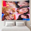 1PC Kpop idle Colorful Dreams Quick-Dry Tapestry, Unique Design Tapestry, Suitable for Bedroom,Livingroom, Playroom,Heartwarming Holiday Gifts