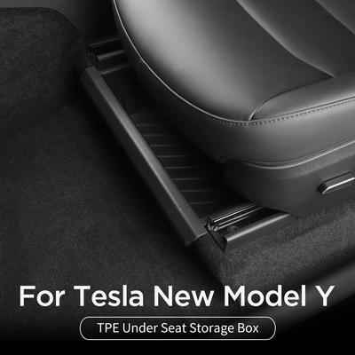 Для Tesla Model Y 2023 2024 Подсиденный Органайзер-Контейнер Большой Емкости Выдвижной Лоток Автомобильные Аксессуары