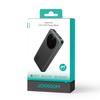 Powerbank JR-PBF12 10000mAh 2.4A 2x USB-A 1x USB-C - black
