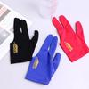 Leopard Fitness Gloves Snooker Billiard Gloves Letter Three Finger Billiard Gloves Left Hand Gloves