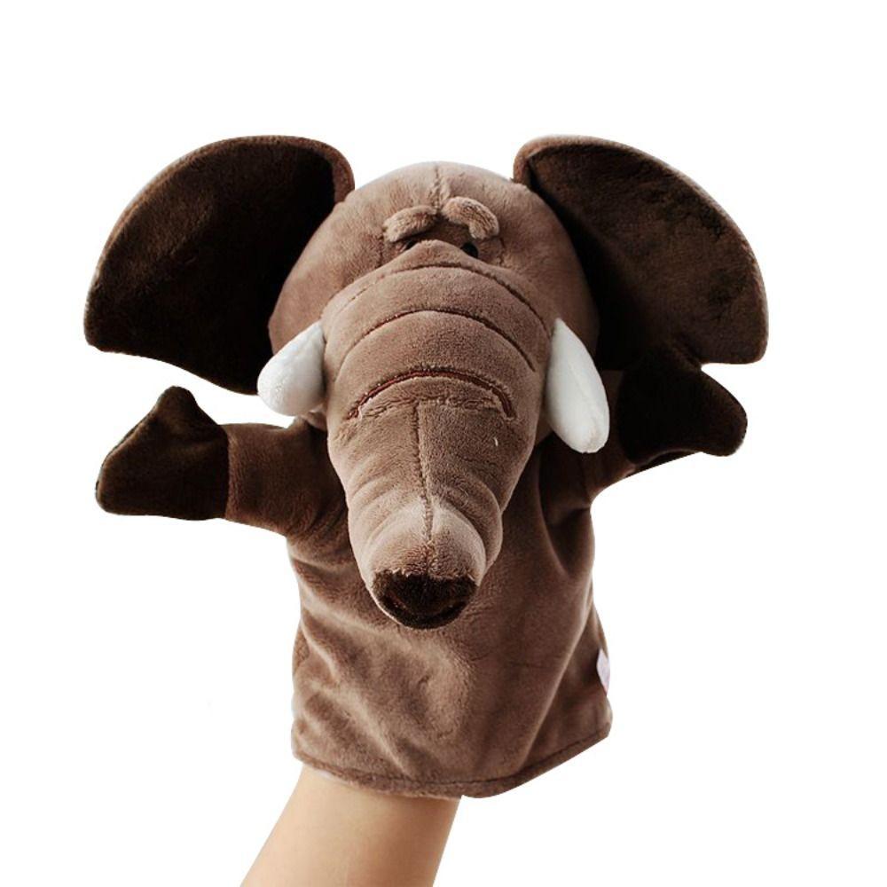 Cartoon Plushed Doll Soft Anime Doll Universal Hand Finger Puppet Narrate