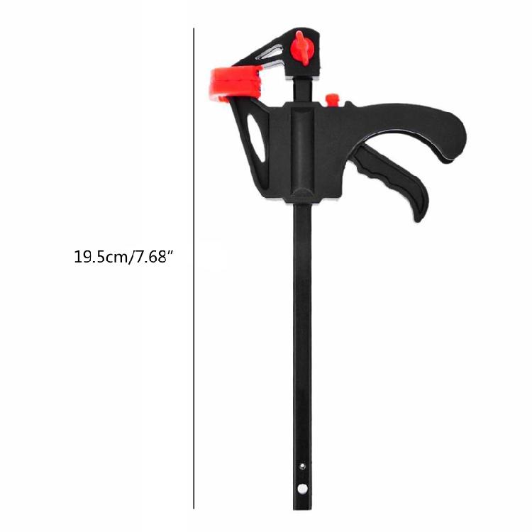 Professional  4″ F-Shaped Bar Clamps Quick Ratchet Release Clip Woodworking Tool