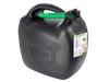 Plastic Fuel Canister, 20L, Oval, Black