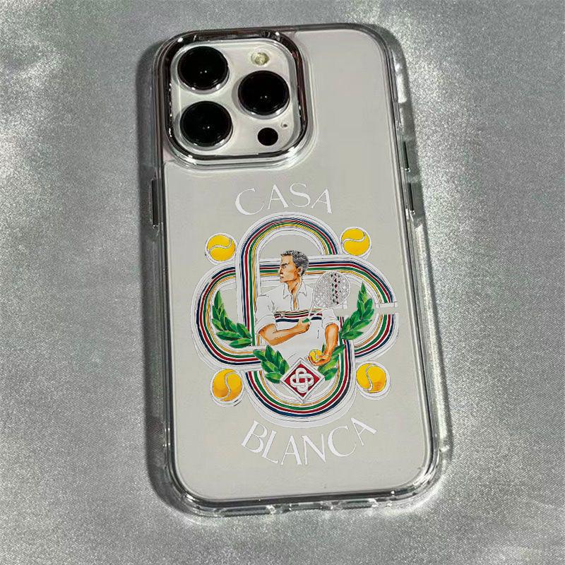 Горячий чехол для телефона Casablanca для iPhone 17 16e 16 15 14 13 12 11 mini Pro Max X XR XSMAX 8 7 Air Plus Прозрачный мягкий чехол