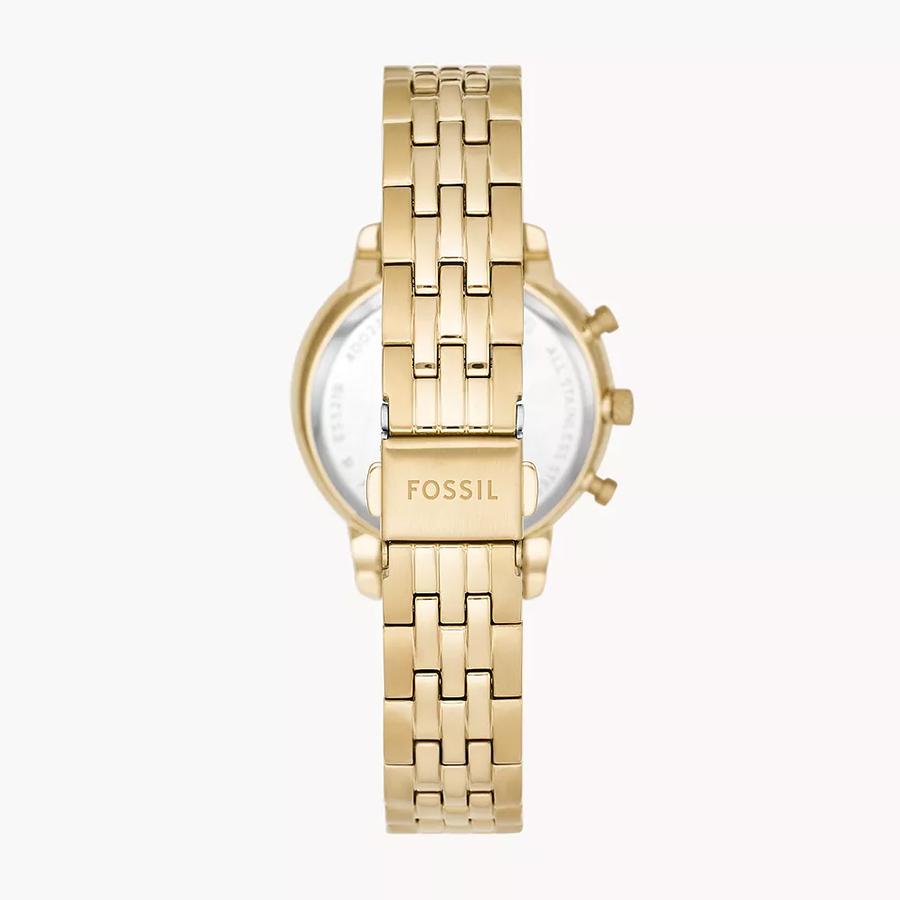 Fossil Часы-хронограф Neutra Series с тремя циферблатами, из нержавеющей стали, с календарем ES5219