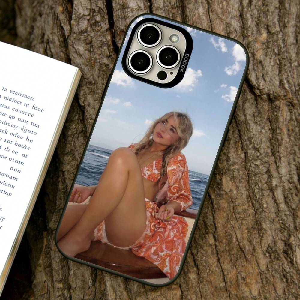 Чехол для телефона с актрисой Сабриной Карпентер для iPhone 17,16,15,14,13,12,11 Plus,Pro Max,XS,Цветной Серебряный Внутренний Чехол