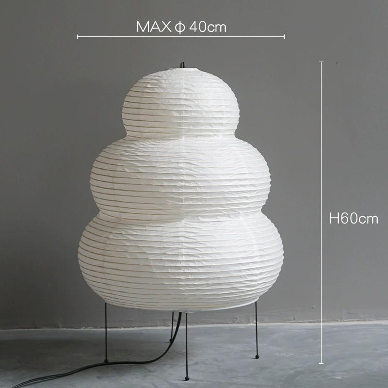 Tripod Floor Lamp Bedroom Bedside Living Dining Room Study Loft Decor Desk Light White Rice Paper Table Lamp