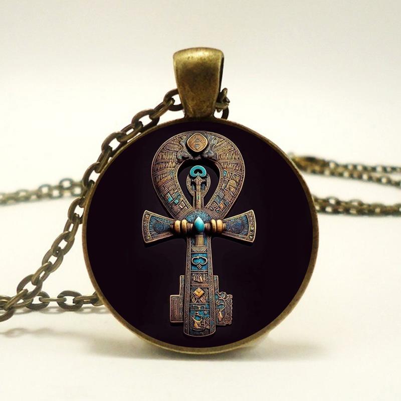 Египетская богиня Исида колье ожерелье Древний Египет Бог воротник ожерелья для женщин и мужчин модные шейные воротники серебряная цепочка