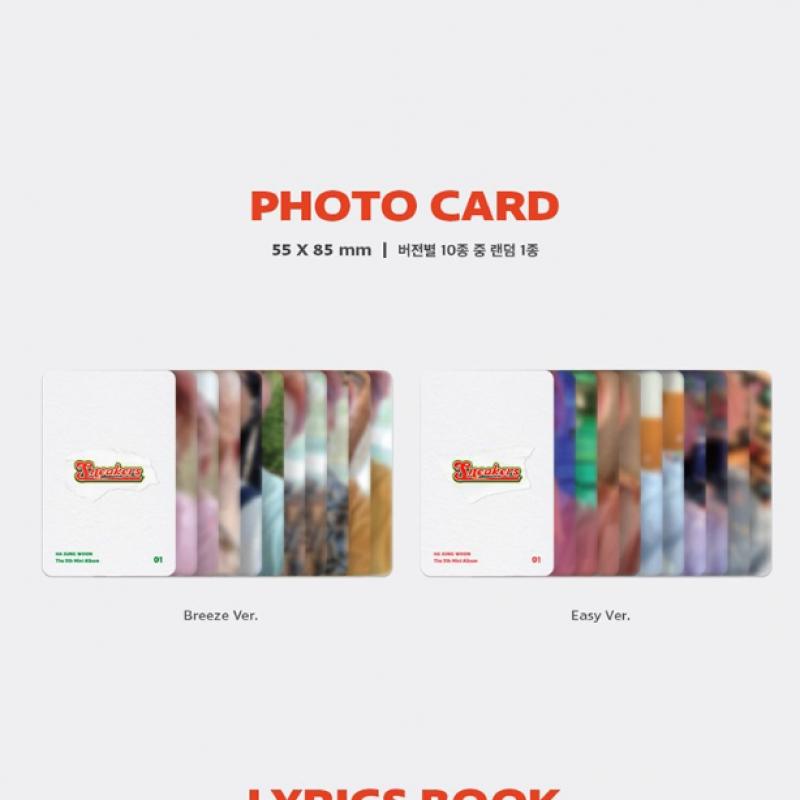 Ha Seong Woon   Sneakers 5th Mini Album