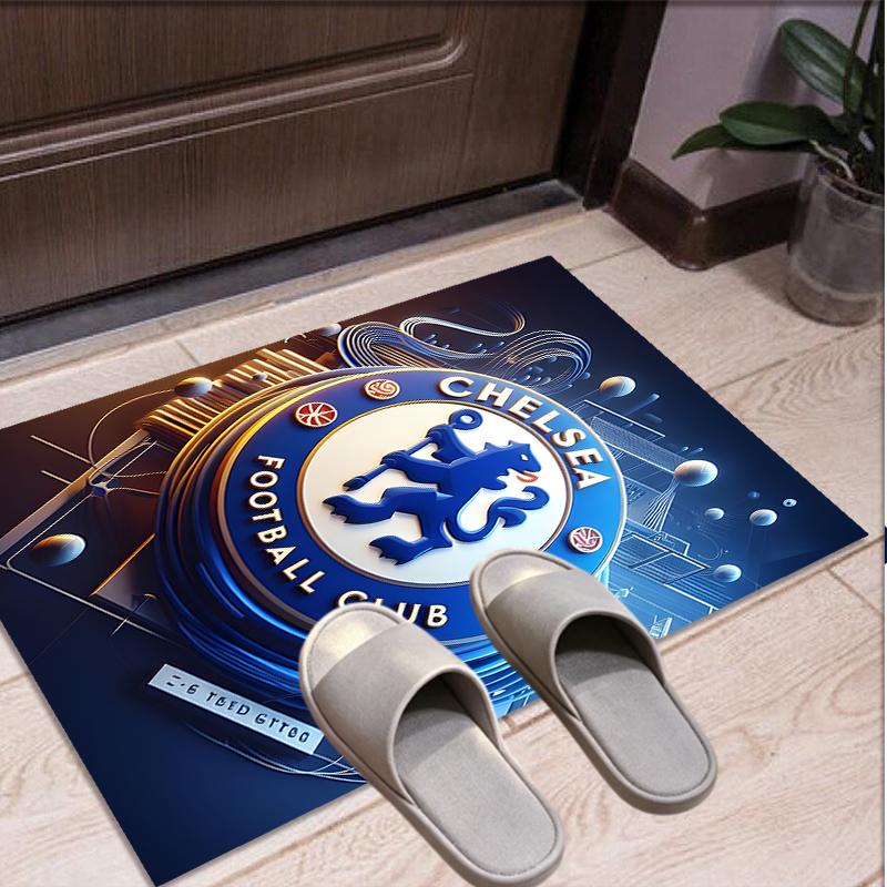 Chelsea F.C Pattern Rug, Indoor/Outdoor Mat, for Picnic, Gameroom, Bedroom, Office, Living Room, Home Decor Carpet, Birthday Gift