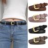Belt Women'S Simple Thin Belt Women'S Decoration Premium Jeans Belt Black
