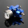 Universal Aluminum 0-140 Psi Adjustable Fuel Pressure Regulator+Gauge+Hose Kits