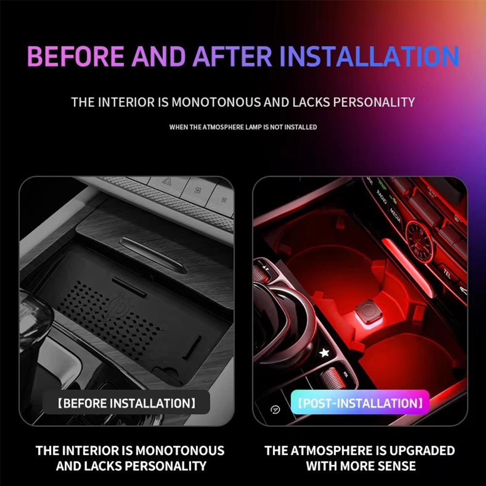 Мини USB светодиодная атмосфера для салона автомобиля, светодиодные сигнальные огни, лампа для чтения в автомобиле, декорации, аксессуары для интерьера автомобиля