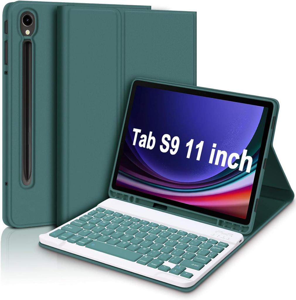 Чехол для планшета Samsung A9 Plus со съемной Bluetooth-клавиатурой и мышью S9 FE - защитный чехол A78