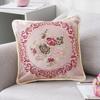 Квадратная наволочка, модная вышивка, мягкая текстура, квадратная наволочка 45x45 см, квадратная наволочка с цветочным узором, украшение для дивана