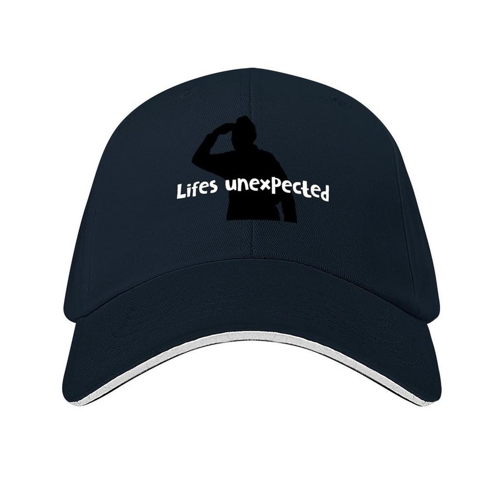Lifes Unexpected Logo 1 Baseball Cap Mountaineering beach hat fishing hat designer cap Men Golf Wear Womens