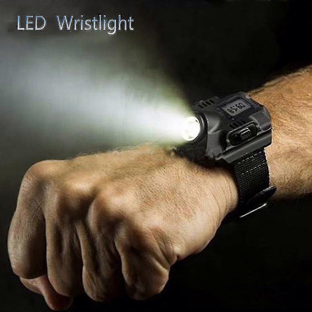 Watch Torch Led Watch Torch Led Wrist Light Charging Light Lantern Waterproof Wrist Light Torch Outdoor Light - PJ