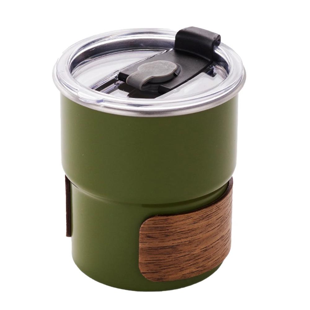 300ml Coffee Cup with Lid Water Cup Drinkware Coffee Camping Mug  Travel