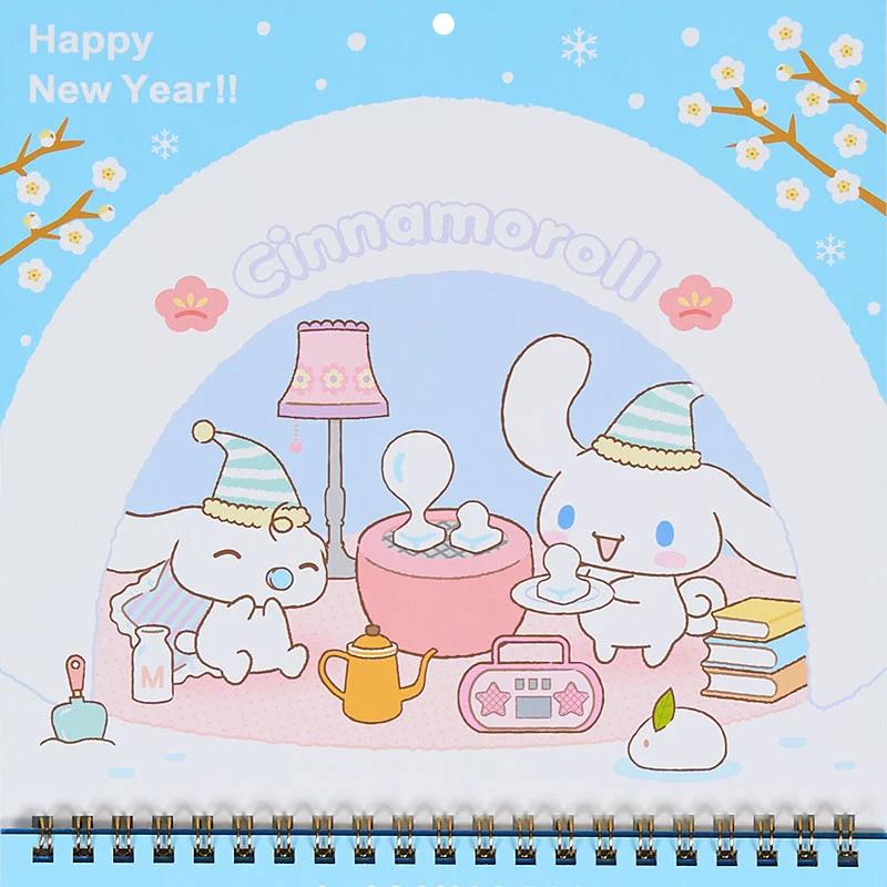 Настенный календарь Sanrio Cinnamoroll M 2026 Япония НОВЫЙ Персонажи Sanrio