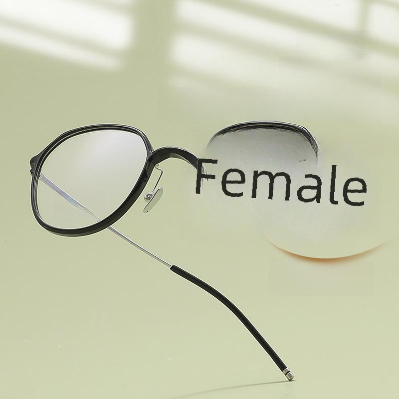 Danyang Olive Green Ultra-Light Оправа для очков для близорукости - Модная титановая оправа Feather для женщин и мужчин