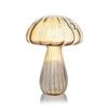 Simple Mushroom Shaped Vase Transparent Glass Vase Hydroponic Flower Plant Aromatherapy Bottle Creative Home Decoration