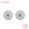Линдон стерлингового серебра 925 пробы муассанит циркон серьги серьги-капли для женщин подарки на свадьбу