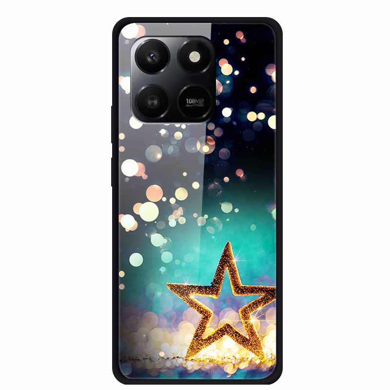 Стеклянная задняя крышка 6,77" для Honor 400 Smart X7d 2025 Чехол Закаленное стекло Чехол для Honor Play 10T 5G Чехол Защитные Fundas Чехлы