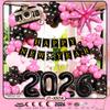 С Новым 2026 годом! Воздушные шары из алюминиевой фольги Золотой набор цифр Баннер Буква Добро пожаловать 2026 Украшения для вечеринки 2026 Украшения