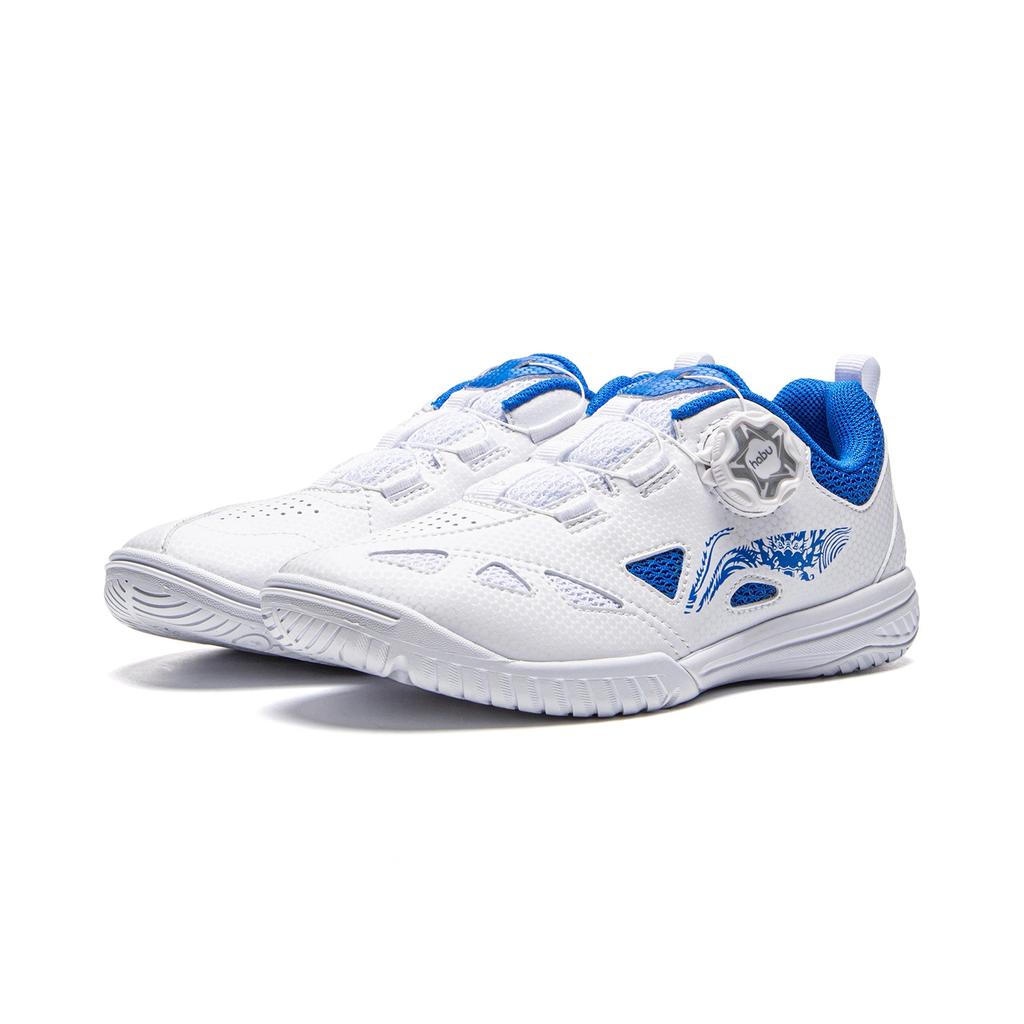 Li Ning Kids Table Tennis Series Fashion Seamless Comfortable Simple Shock Absorption Rebound Breathable Low Top Training Shoes APTU017-3