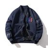 Mens Oversized Baseball Jacket Casual Bomber Style Loose Fit Outerwear