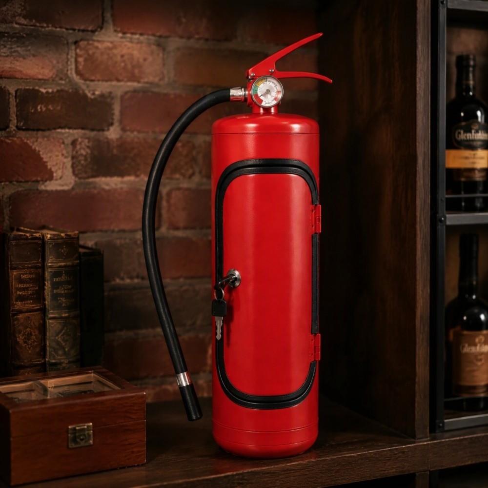 Fire Extinguisher Shape Fire Extinguisher Wine Cooler Creative Wine Bottle Rack Outdoor Picnic