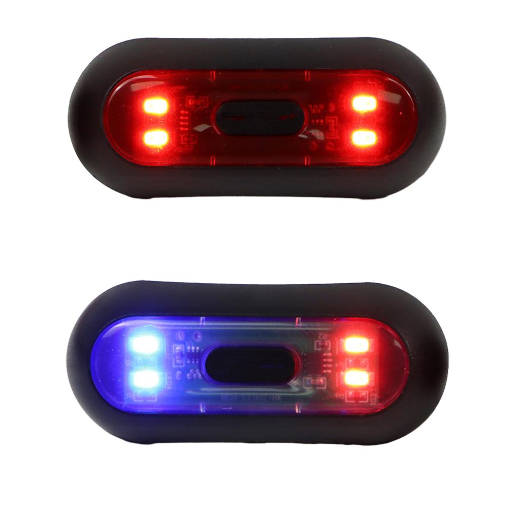 Предупреждающий свет для мотоцикла, светодиодный умный фонарь для шлема, ночной сигнал безопасности для велосипедистов, универсальный задний фонарь для велосипедного шлема, аксессуары