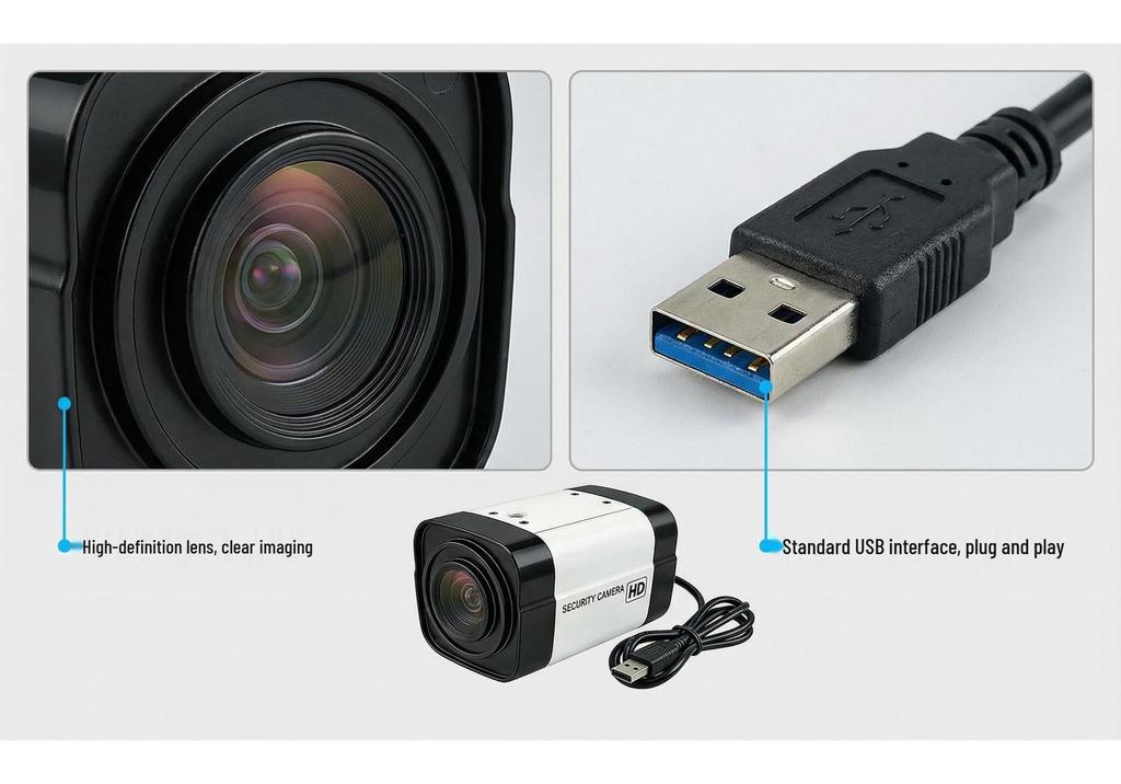 50MP USB HD Autofocus Live Streaming Driver-Free Camera for Computers