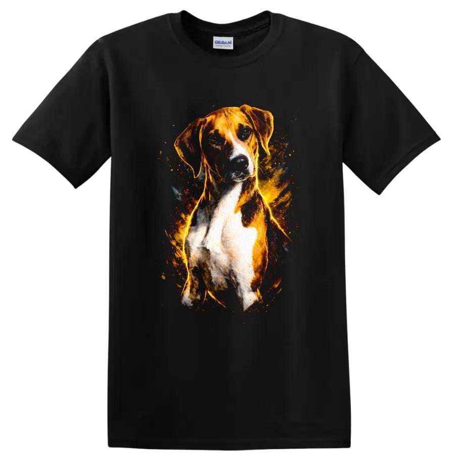 Dog Portrait T Shirt Cute Canine Design Animal Lover Gift Tee