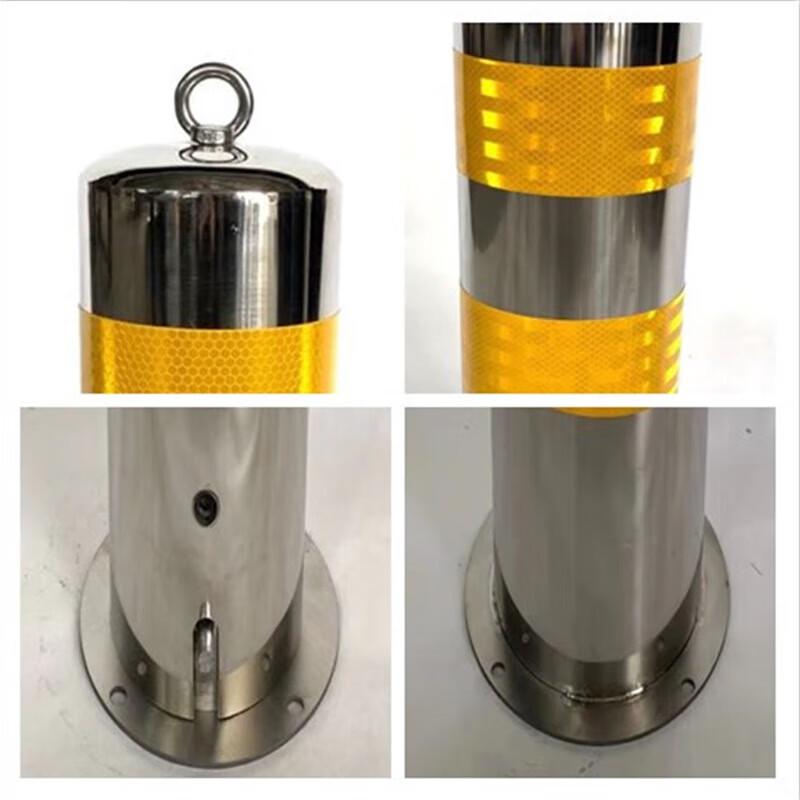 Movable Stainless Steel Reflective Safety Post
