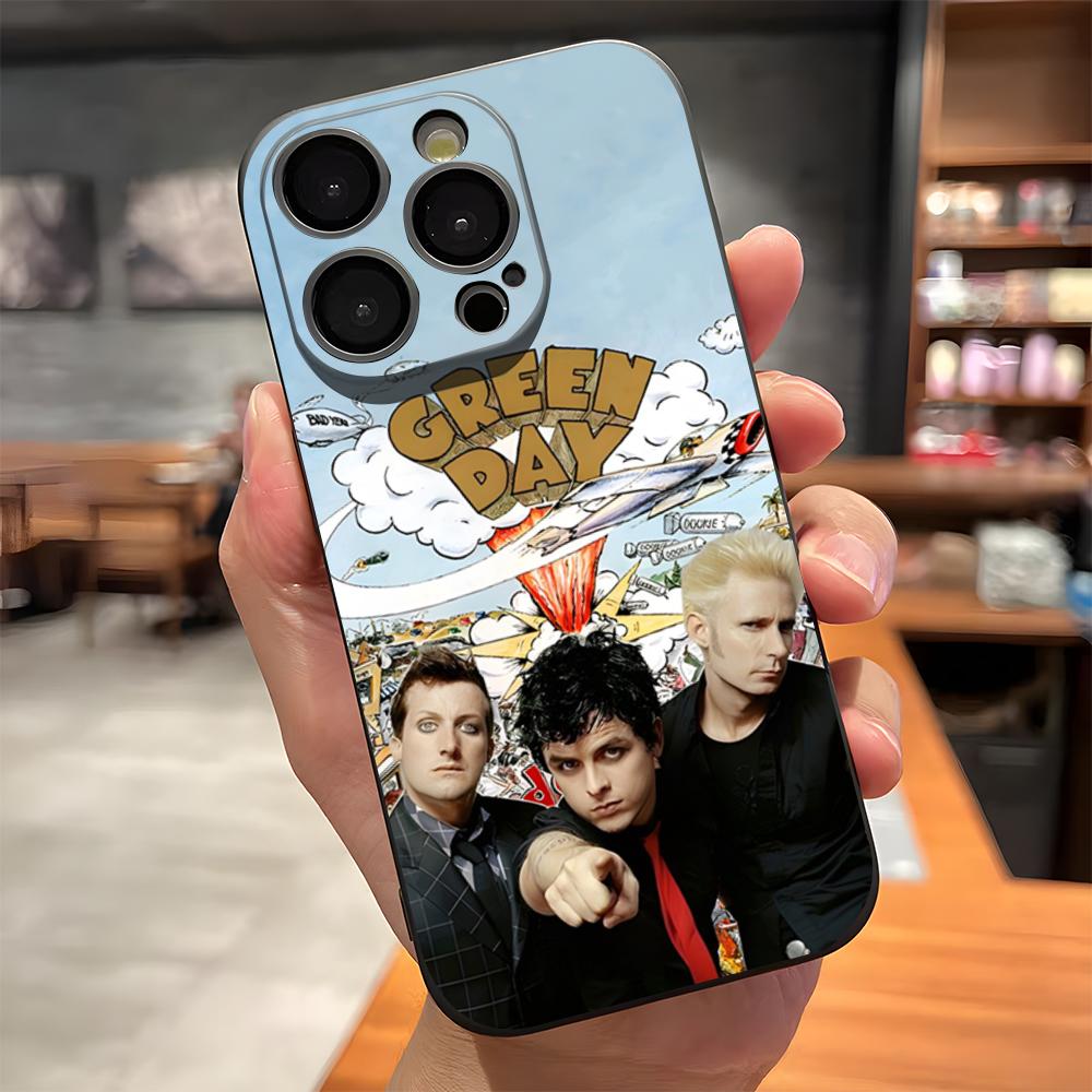 G-Green Day Phone Case For IPhone 17 Pro Max 15 Pro 16 14 Plus 12 13 Mini 11 Pro Shockproof Soft Cover