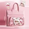 Kawaii Capybara Tote School Bag Cartoon Book Storage Bag A4 File Bag  for Students