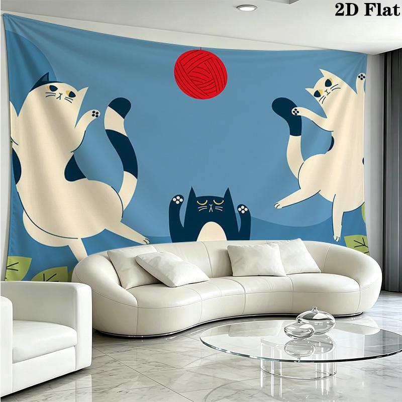 Cute cat Pattern Home Decor Tapestry, Wall Hanging, Decorative RV Wall Cloth.MGT0918368